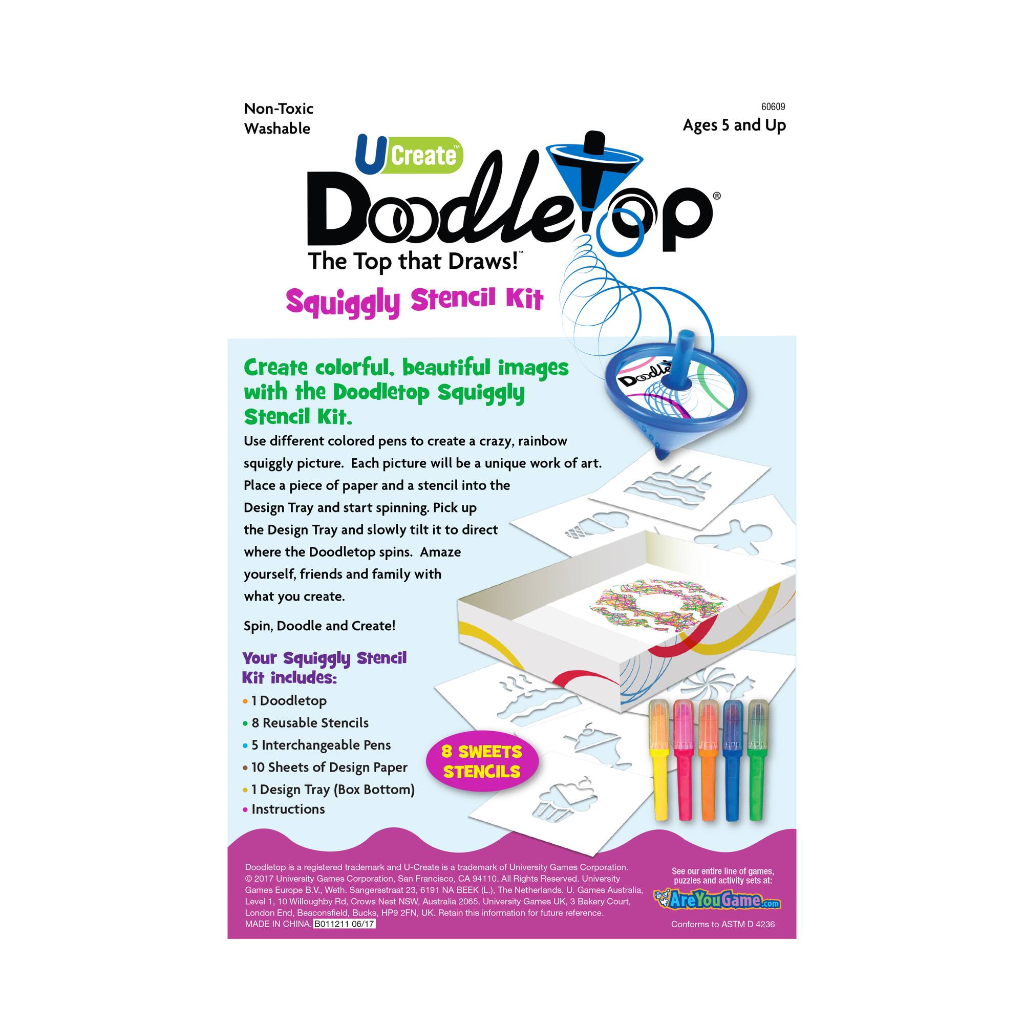 Doodletop Stencil Kit - Sweets